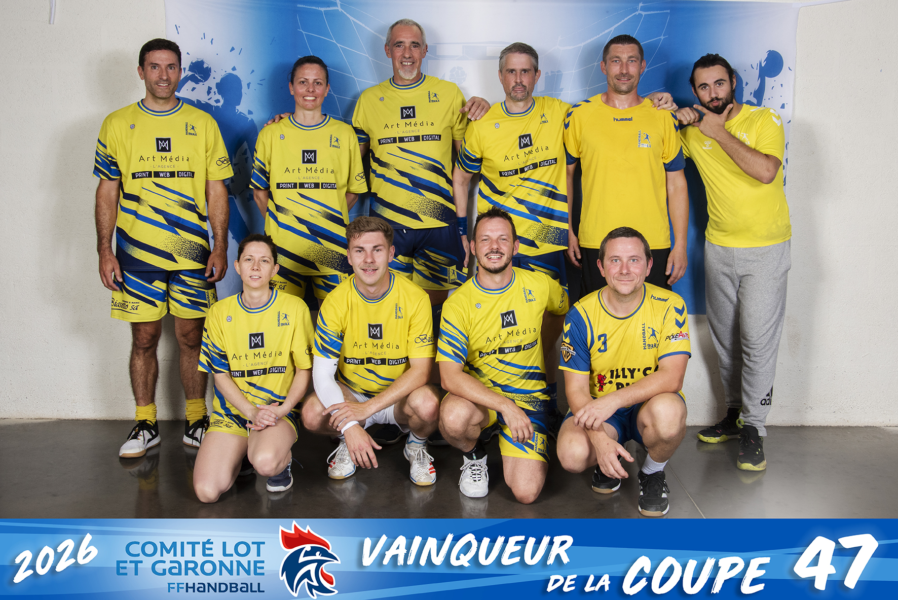 L'équipe Loisirs du Handball Brax